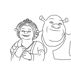 Shrek And Princess Fiona