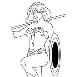 Wonder Woman With Shield