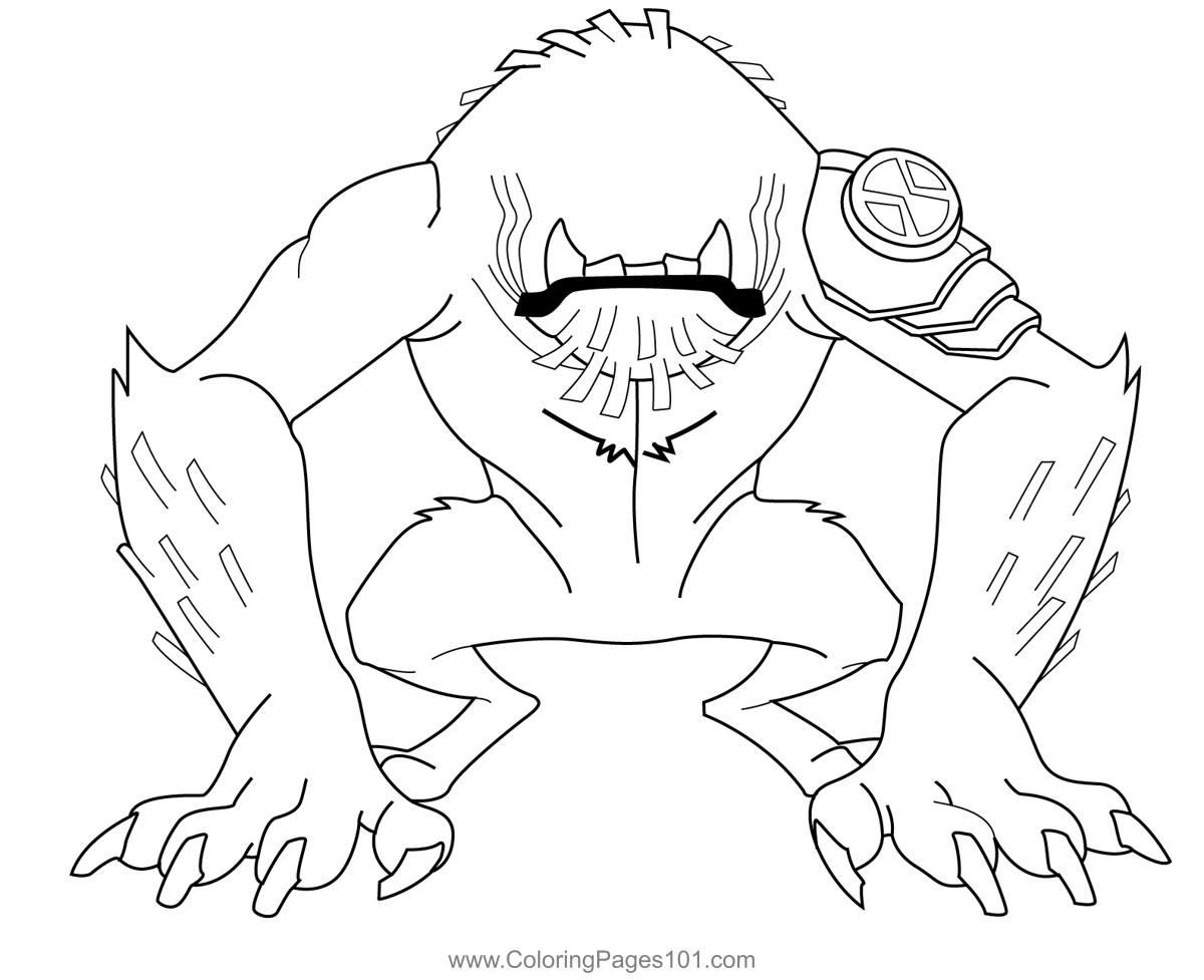 Ben Coloring Pages Gwen Wildmutt By Alkogolik Free Printable