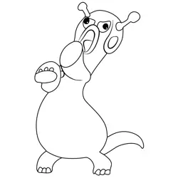 Buttermilk From Breadwinners Free Coloring Page for Kids