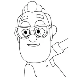 Stan Kazoops! Free Coloring Page for Kids