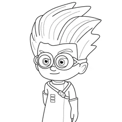 Romeo PJ Masks Free Coloring Page for Kids