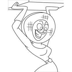 Waffle Woman The Ren & Stimpy Show Free Coloring Page for Kids