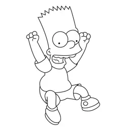 Happy Bart Simpson