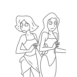 Clover And Sam In Swimsuit