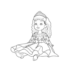 Marabelle Fancy Nancy Clancy Free Coloring Page for Kids