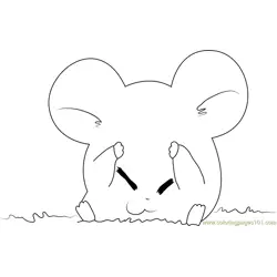 Hamtaro by Flavia Free Coloring Page for Kids