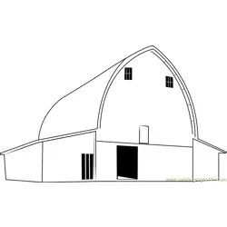 Sunnyside Barn Free Coloring Page for Kids