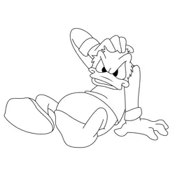 Donald Duck Confused