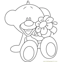 Pimboli Bear with Flowers
