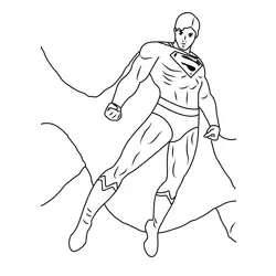 Superman Standing In Air