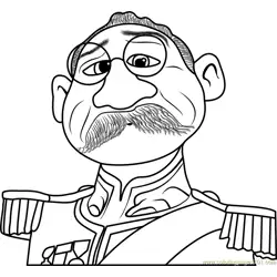 Duke of Weselton Free Coloring Page for Kids