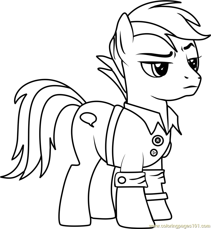Quibble Pants Coloring Page - Free My Little Pony - Friendship Is Magic