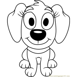 Pound Puppies Coloring Pages