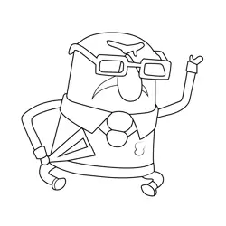 Gaylord Robinson The Amazing World of Gumball Free Coloring Page for Kids