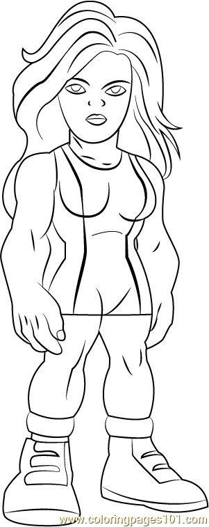 She-Hulk Coloring Page - Free The Super Hero Squad Show Coloring Pages