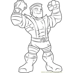 Colossus Free Coloring Page for Kids