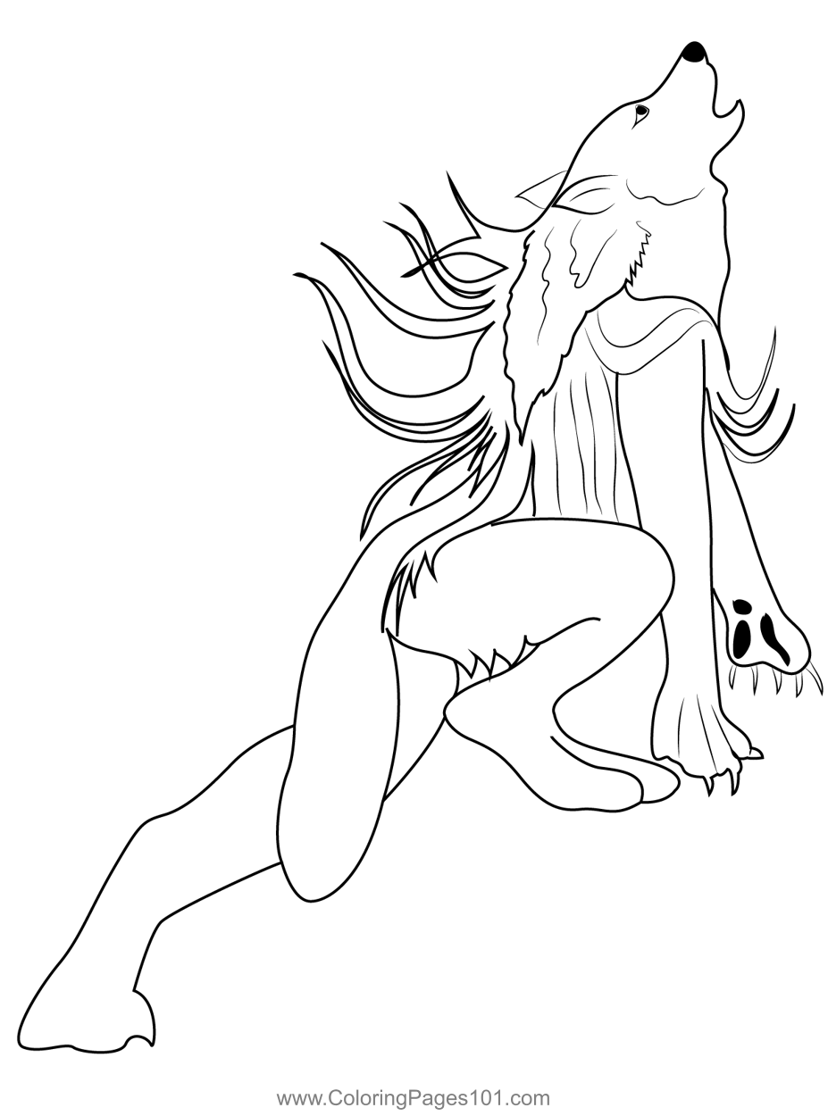 Free Coloring Pages Werewolf Coloring Pages The Best Porn Website