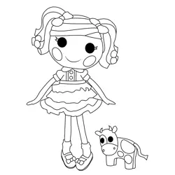 Berry Jars  N  Jam Lalaloopsy Free Coloring Page for Kids