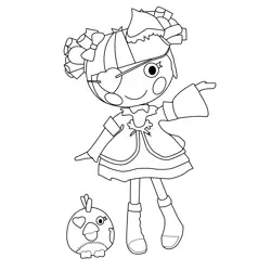 Peggy Seven Seas Lalaloopsy Free Coloring Page for Kids