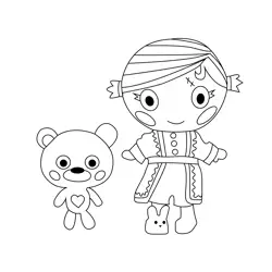 Stumbles Bumps  N  Bruises Lalaloopsy Free Coloring Page for Kids