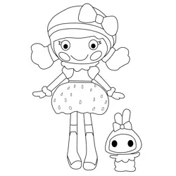 Tart Berry Basket Lalaloopsy Free Coloring Page for Kids