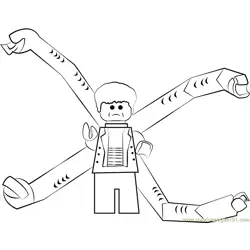Lego Doc Ock Free Coloring Page for Kids