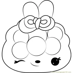 Cherie Gummy Free Coloring Page for Kids
