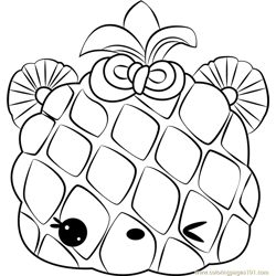 Tango Mango Coloring Page - Free Num Noms Coloring Pages