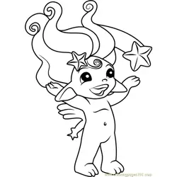 Stardust Zelf Free Coloring Page for Kids
