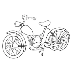 Moped Two Wheeled Vehicle