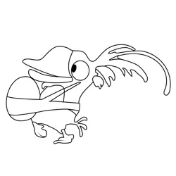 Val Bird Angry Birds Free Coloring Page for Kids