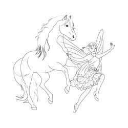 Jumping Horse And Flying Fairy