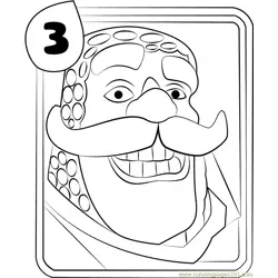 Knight Free Coloring Page for Kids
