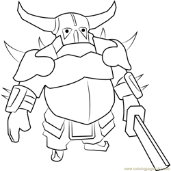 Clash of the Clans Coloring Pages