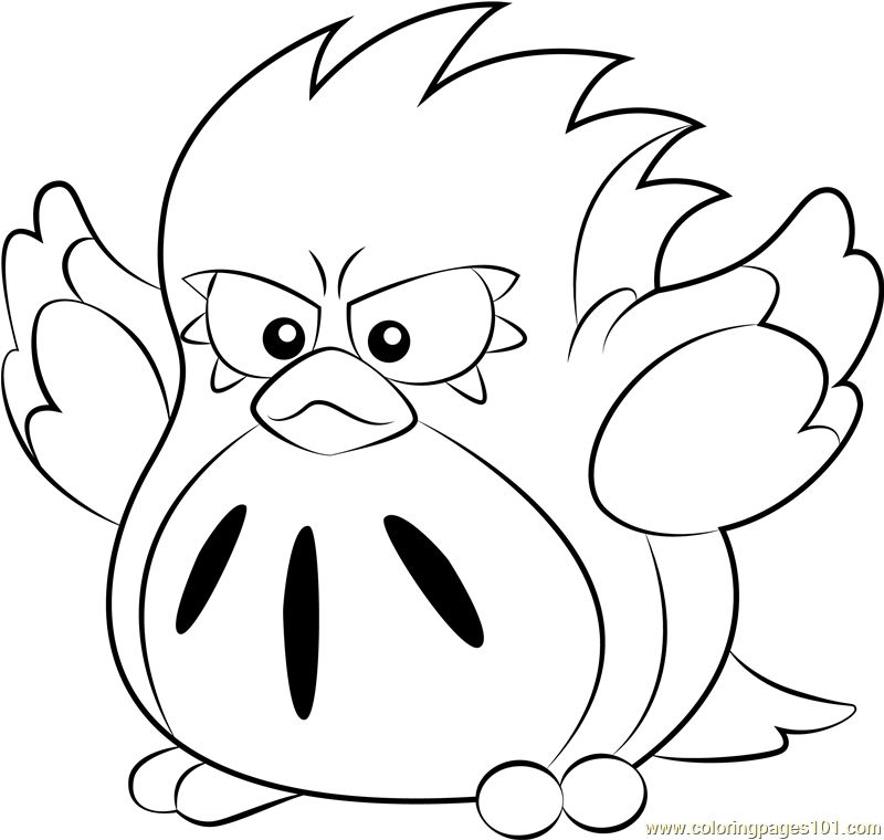 Coo Coloring Page - Free Kirby Coloring Pages : ColoringPages101.com