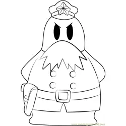 Chief Bookem Free Coloring Page for Kids