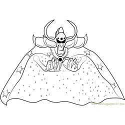 Nightmare Free Coloring Page for Kids