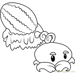 Winter Melon Free Coloring Page for Kids