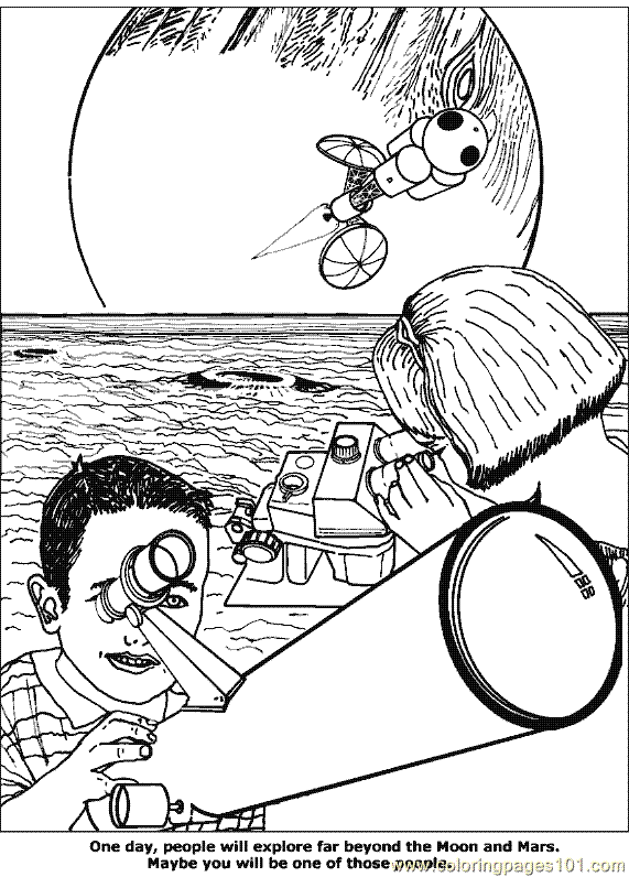 labeled space shuttle coloring pages - photo #12