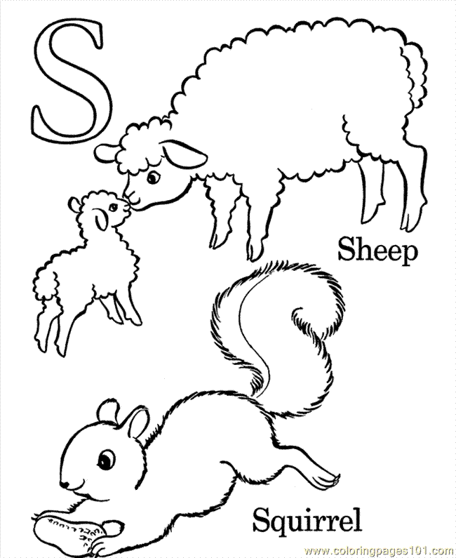 abc 123 coloring pages - photo #11