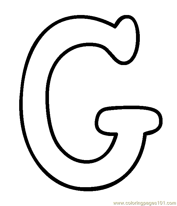 g coloring pages - photo #25