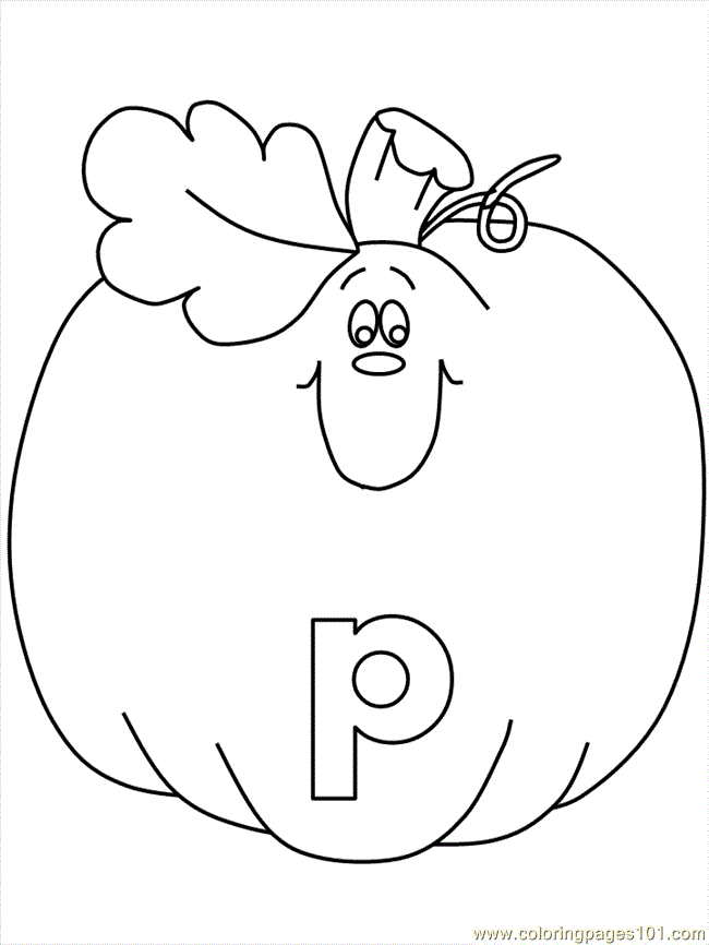 P Coloring Pages