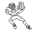 Rugby Football Coloring Page 12