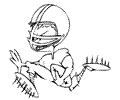 Rugby Football Coloring Page 14