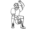Rugby Football Coloring Page 15