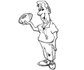 Rugby Football Coloring Page 17