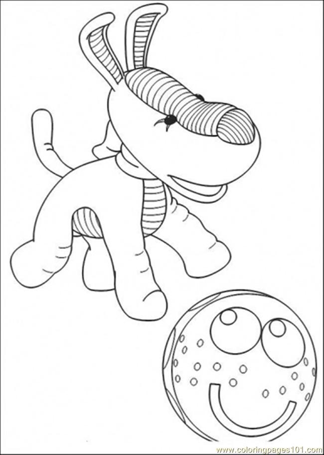 The Dog Is Playing With Ball