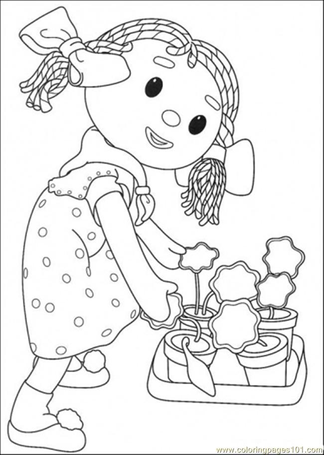 The Girl Is Keeping Her Plant