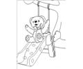 The Bear Is Playing In Play Ground
